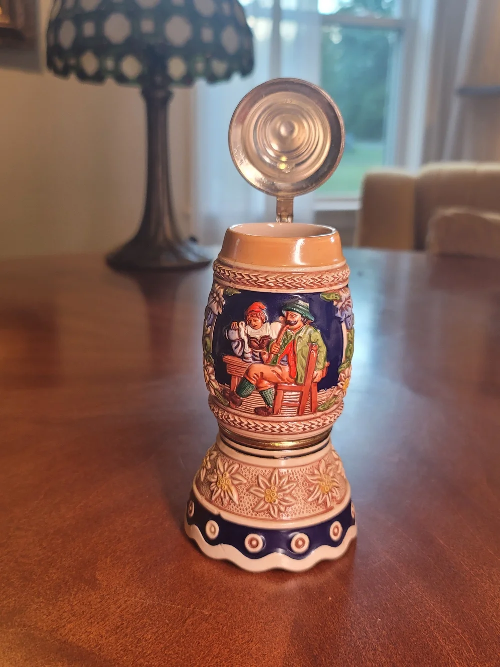German‎ Decorative Beer Stein Music Box